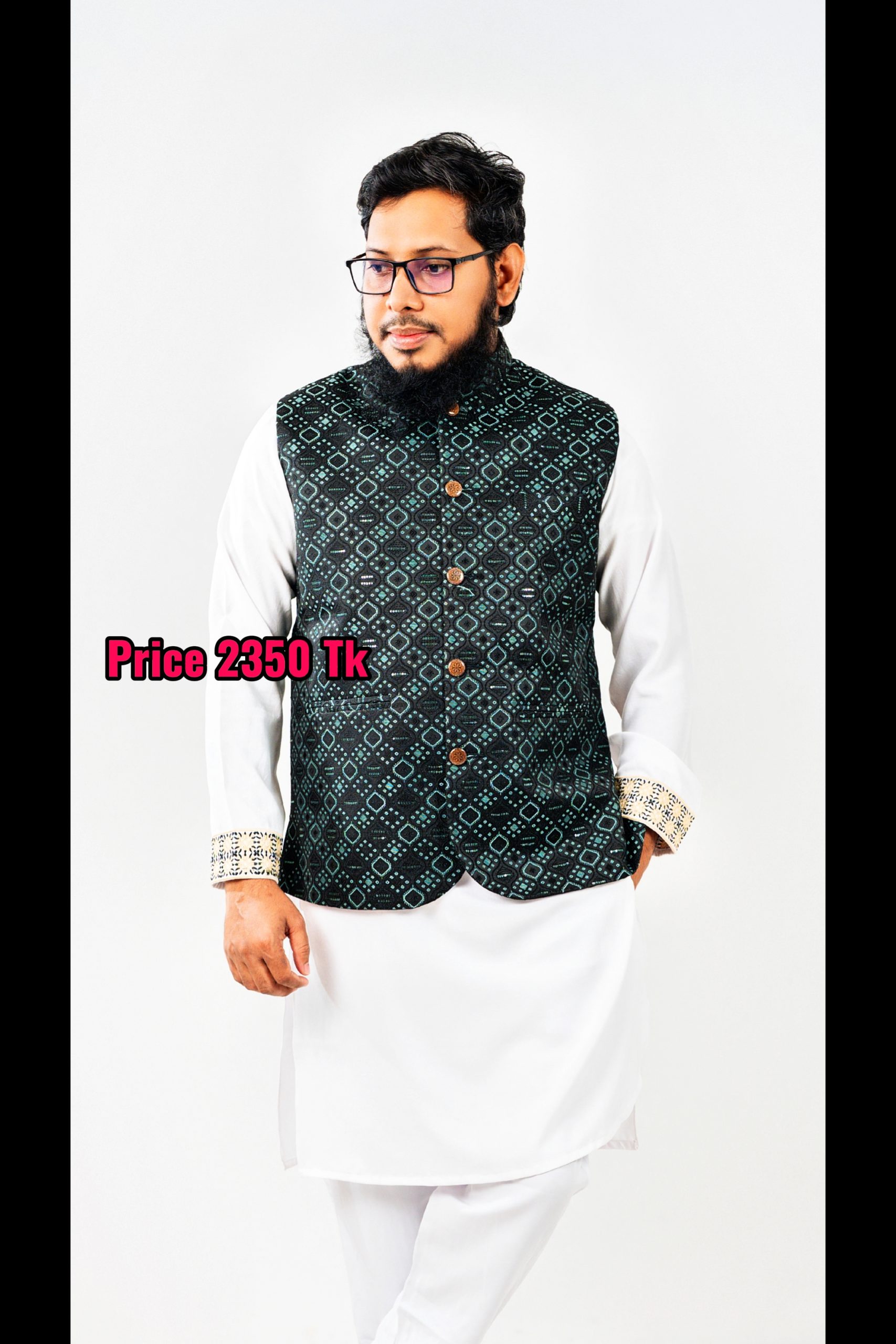 কালো এবং নীল এর কম্বিনেশন। Code- 07-/